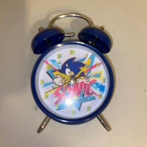 Sonic Blue Alarm Clock for Kids